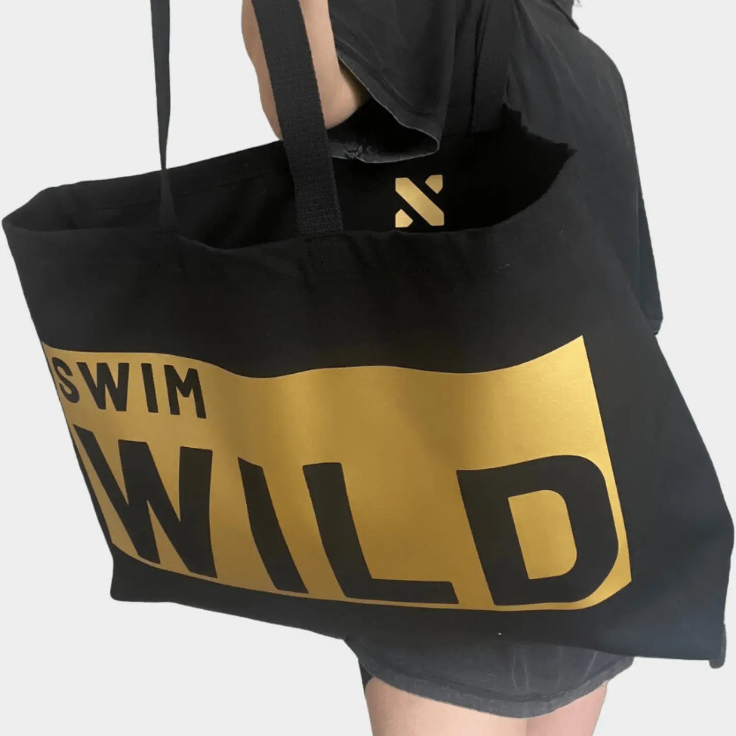 Jumbo Swim Wild Bag Black/Gold