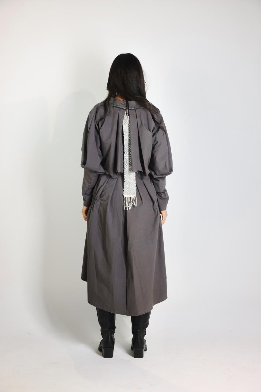 GREY RICHMOND TRENCH COAT