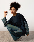 THE PAISLEY SLEEVED TOP