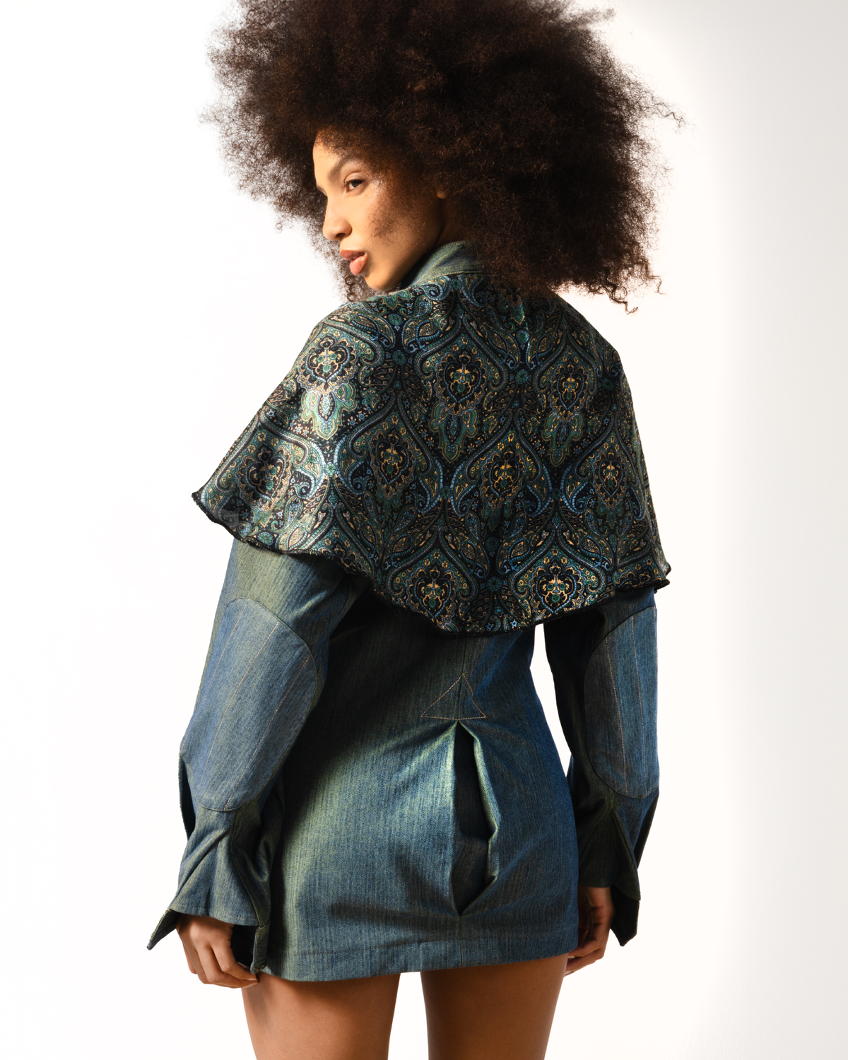 THE PAISLEY CAPE JACKET