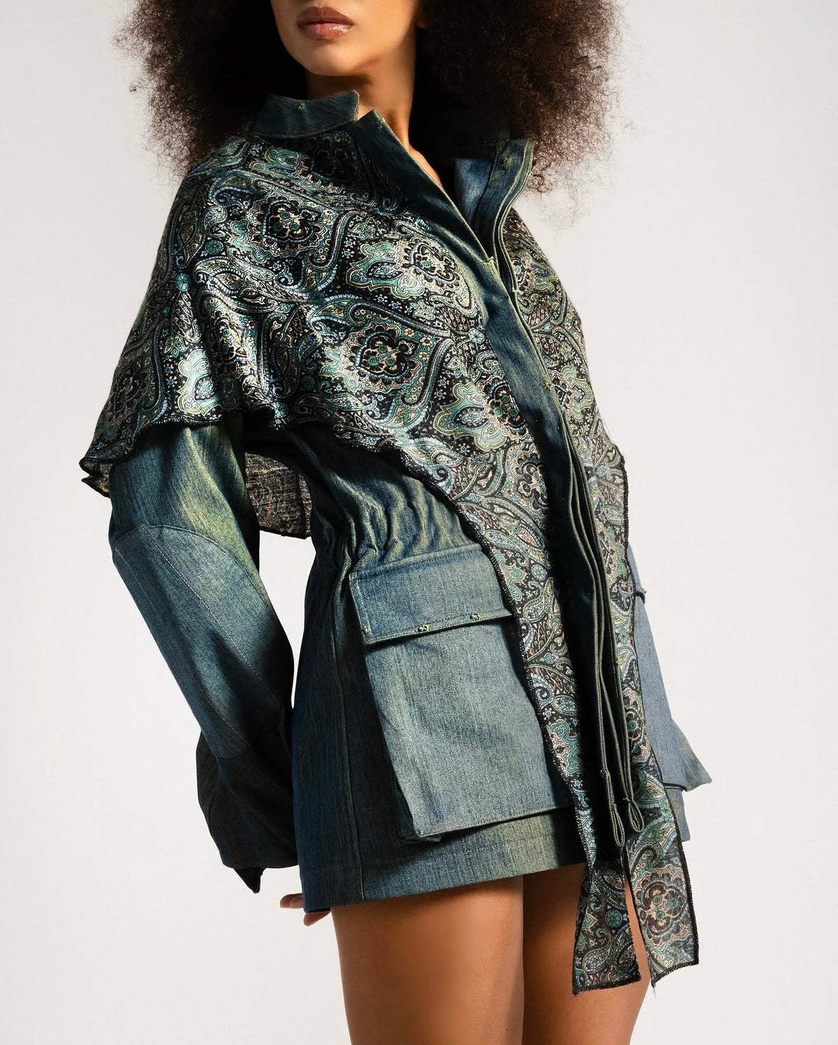 THE PAISLEY CAPE JACKET