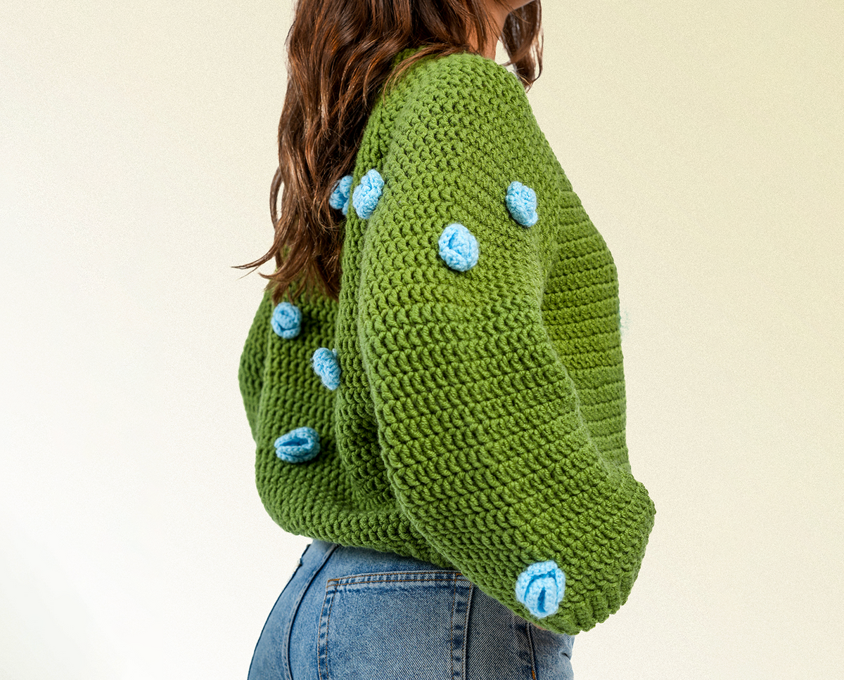 BASIL BLOOM PULLOVER Basil (Pre-order)