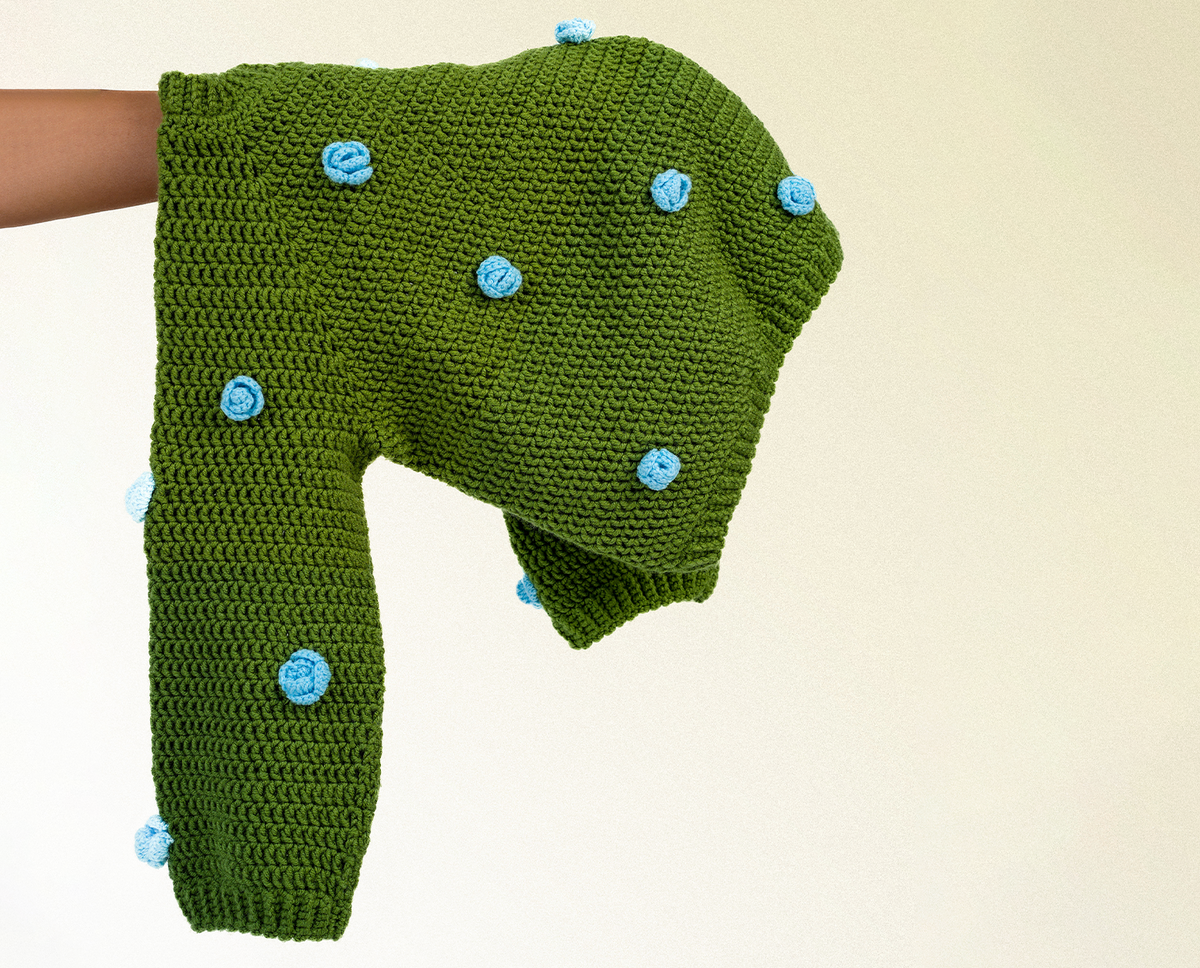 BASIL BLOOM PULLOVER Basil (Pre-order)