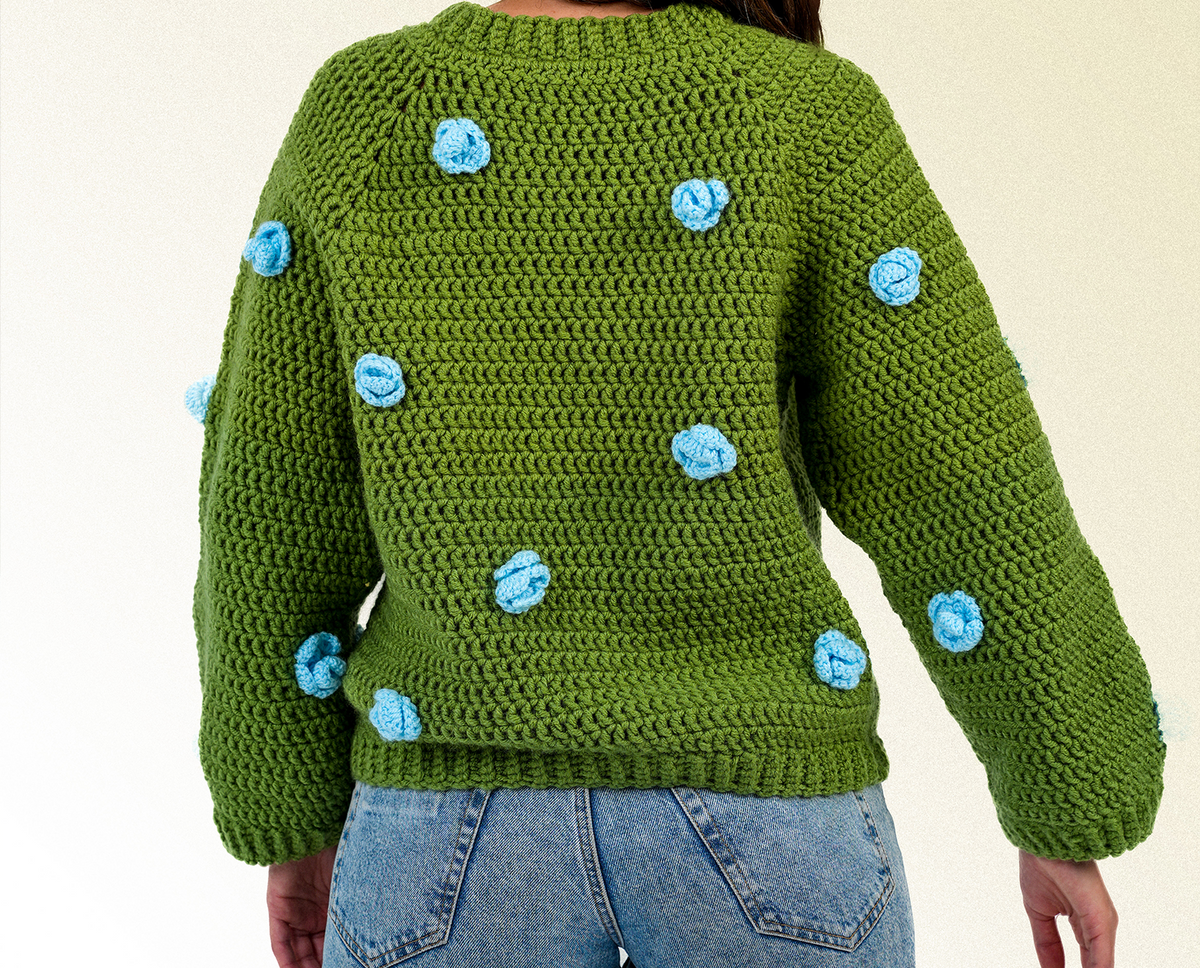 BASIL BLOOM PULLOVER Basil (Pre-order)