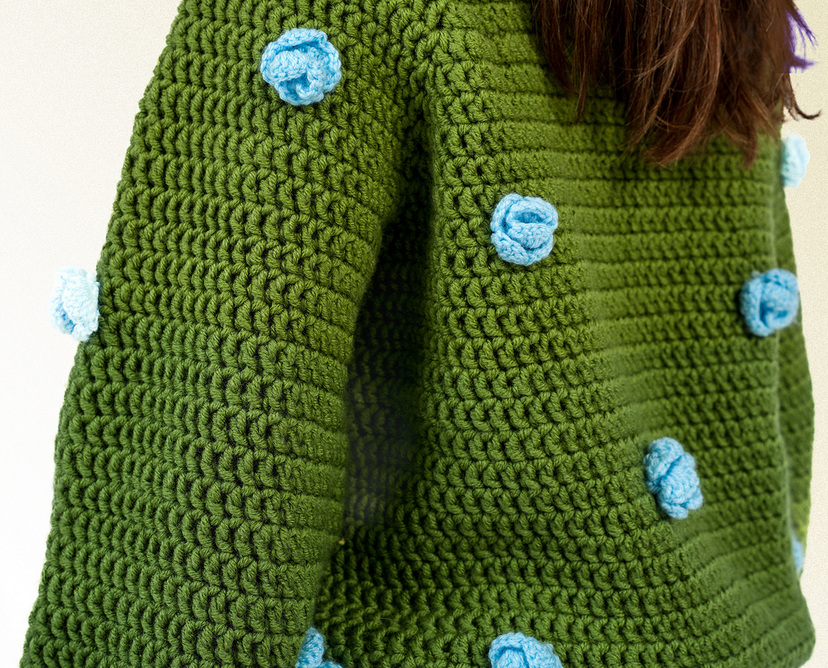 BASIL BLOOM PULLOVER Basil (Pre-order)