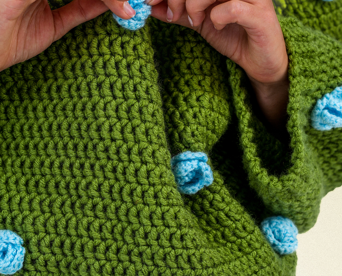 BASIL BLOOM PULLOVER Basil (Pre-order)