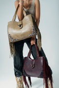 GRANDE TEXAN TOTE (BEIGE)