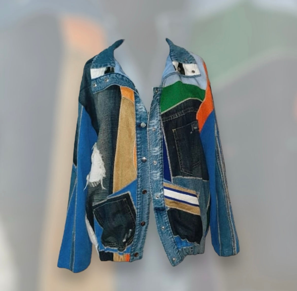 DENIM PATCH JACKET
