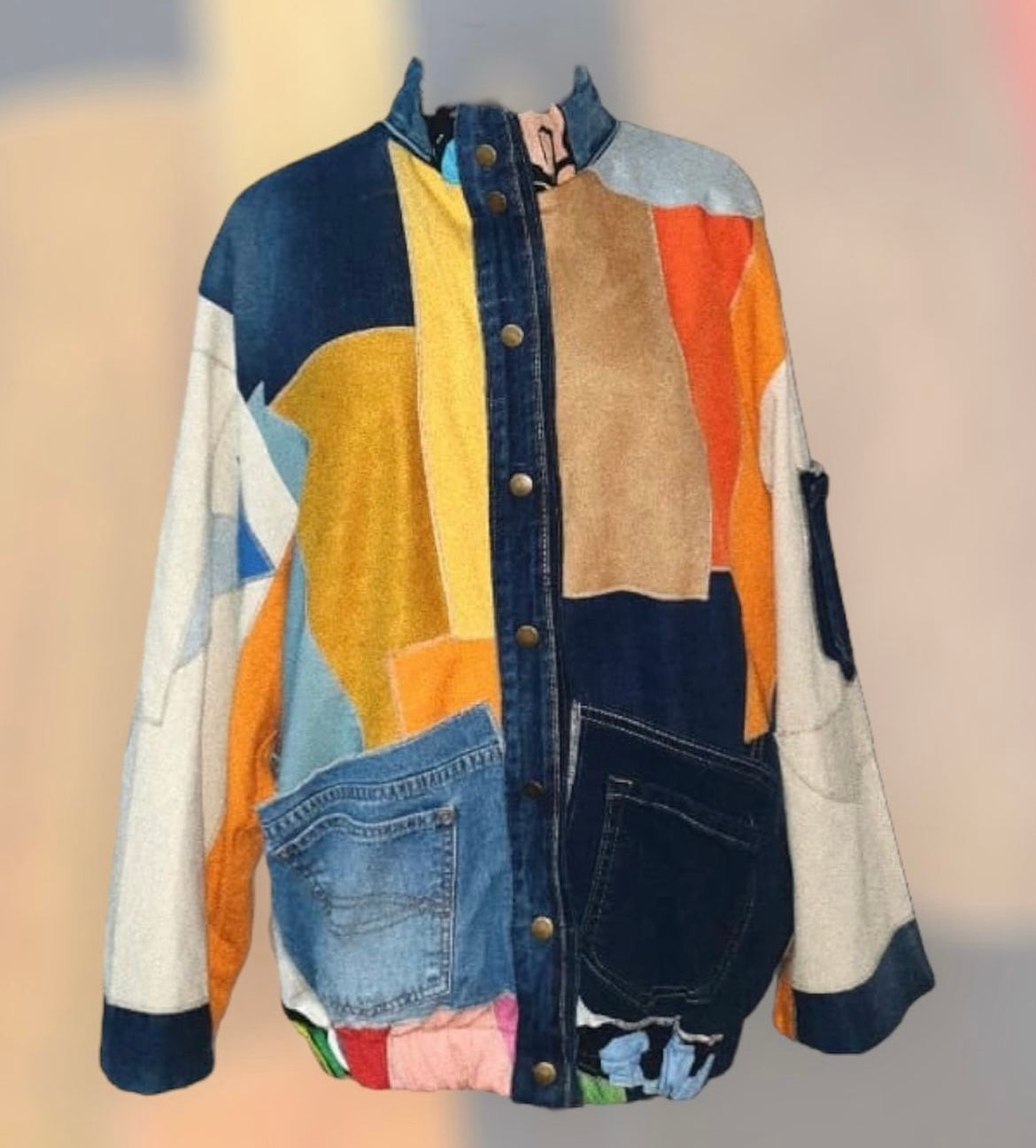 DENIM PATCH JACKET