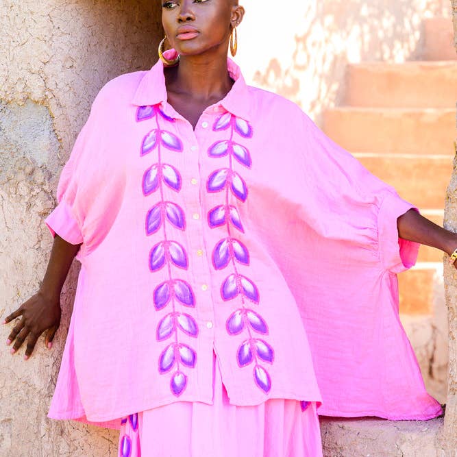 THE ORCHID OVERSIZED BLOUSE