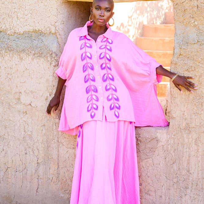 THE ORCHID OVERSIZED BLOUSE
