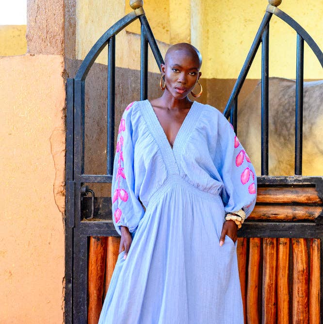 THE AZURE MAXI DRESS