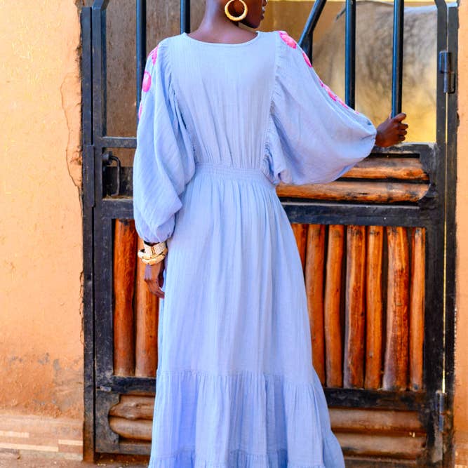 THE AZURE MAXI DRESS