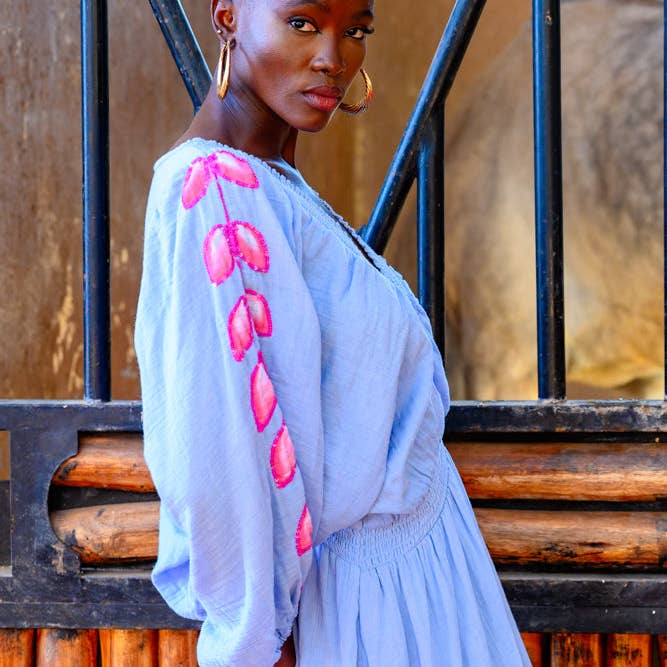 THE AZURE MAXI DRESS