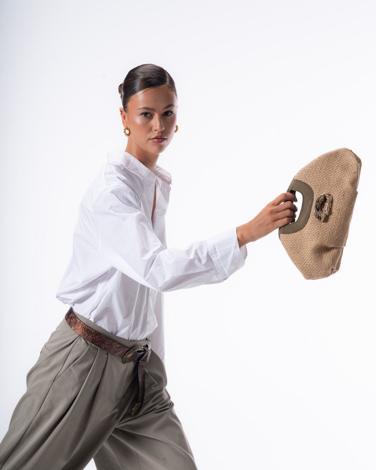 SOLEA CLUTCH (OLIVE)
