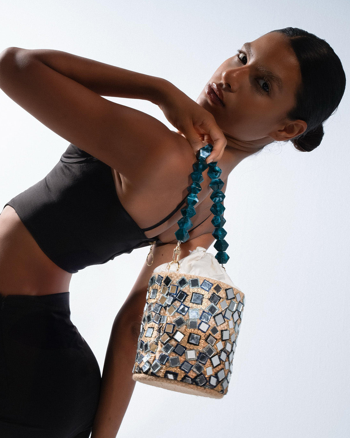 MOSAIC BUCKET BAG