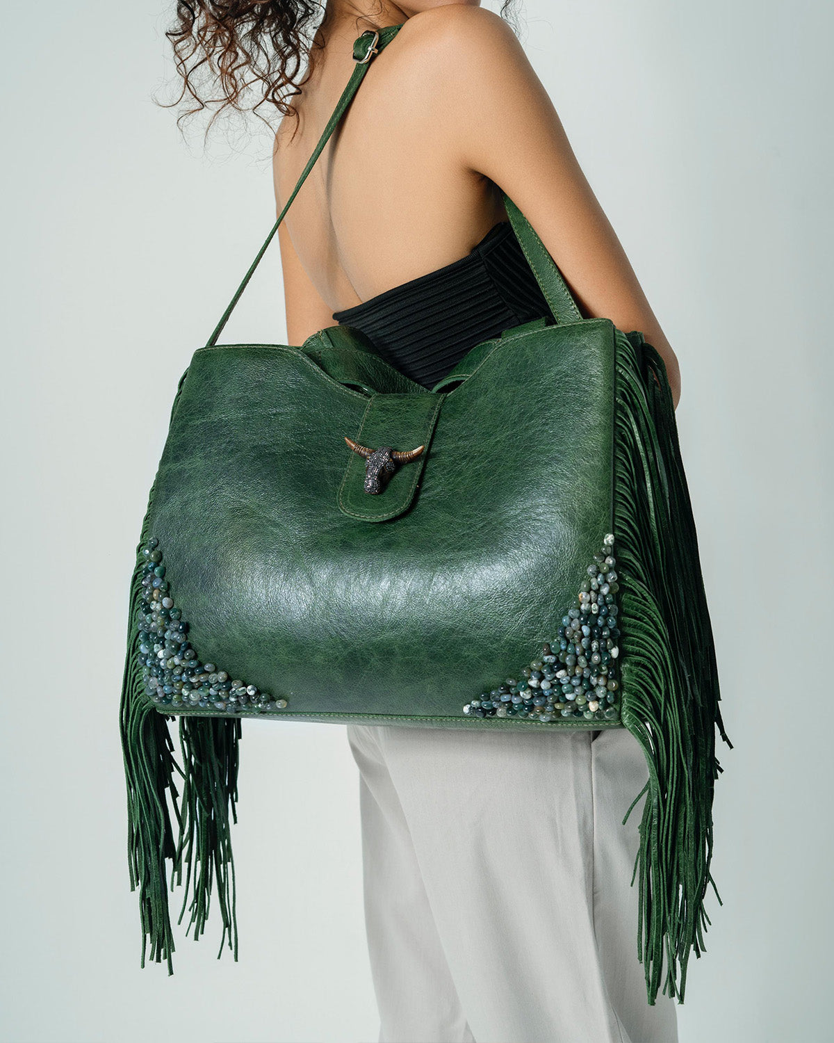 GRANDE TEXAN TOTE (GREEN)