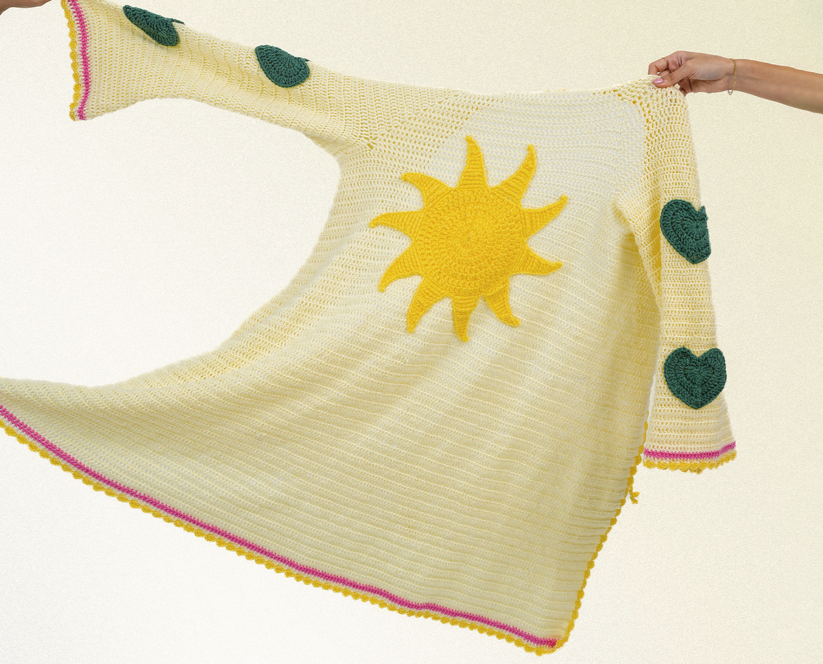 VANILLA SUNRISE LONG CARDIGAN (Adult/baby matching set, Sold Separately) Pre-order
