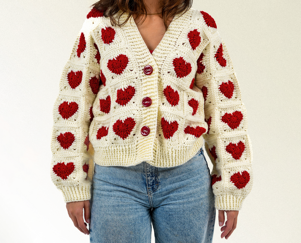 WHOLEHEARTED CARDIGAN (Adult/baby matching set, Sold Separately)