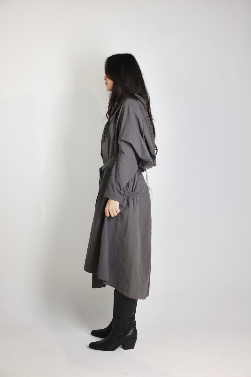 GREY RICHMOND TRENCH COAT