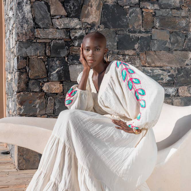 THE AZURE MAXI DRESS