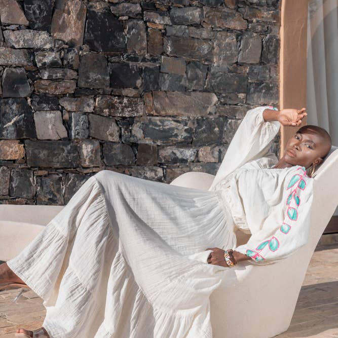 THE AZURE MAXI DRESS